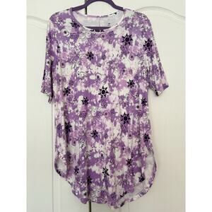 Torrid Disney Princess Collection Rapunzel Tunic Sz 1 14/16  Tulip Hem